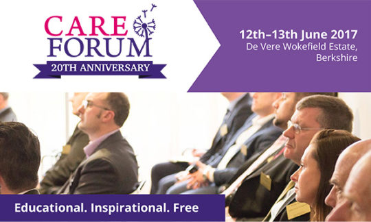 Learn, meet and network at the Care Forum