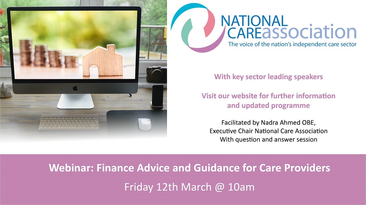 Webinar: Finance advice and guidance for care providers