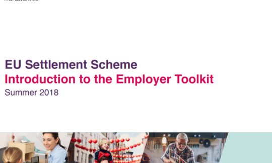 EU Settlement Scheme: employer toolkit